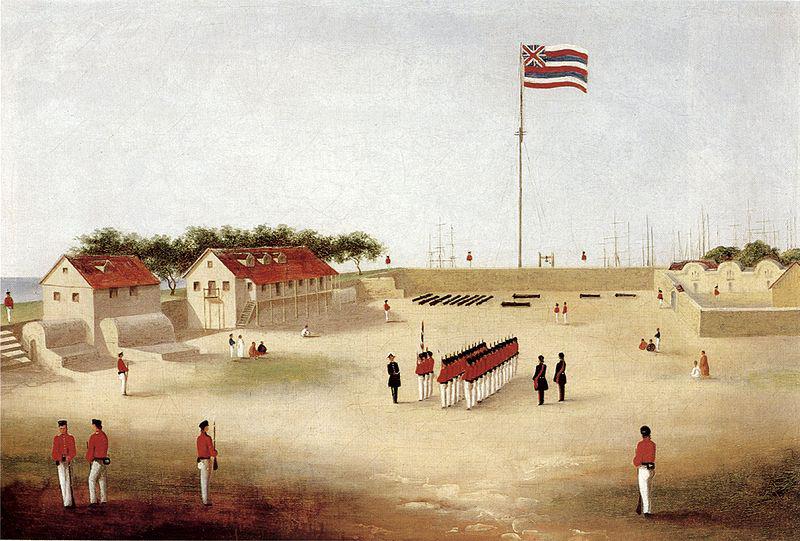 Paul Emmert View of the Honolulu Fort - Interior